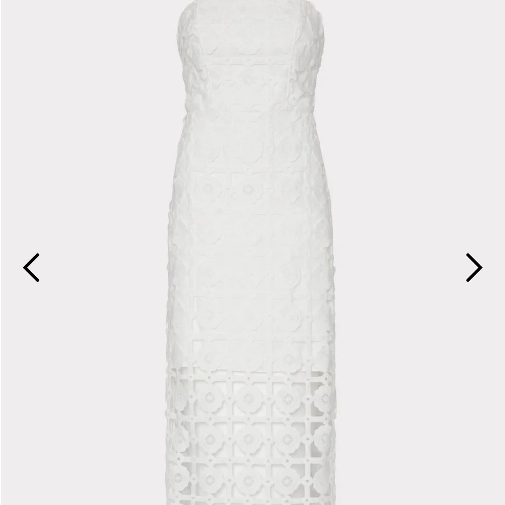 Milly Strapless White Dress